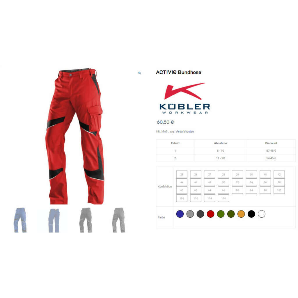 Produkt Variationen für Woocommerce