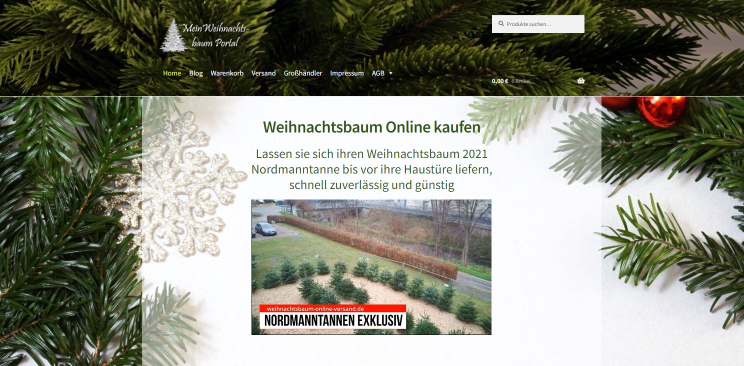 Weihnachtsbaum Online Versand